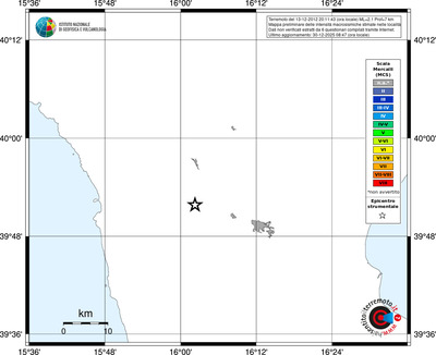 Mappa MCS - territori località