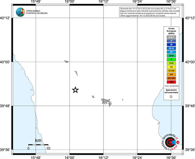 Mappa EMS - territori località
