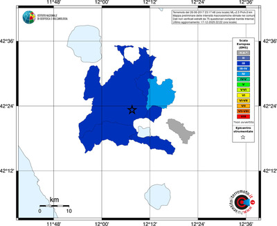 Mappa EMS - territori comuni