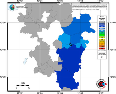 Mappa EMS - territori comuni