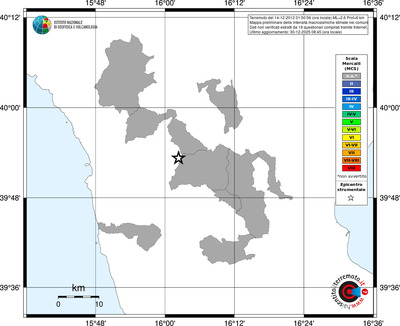 Mappa MCS - territori comuni