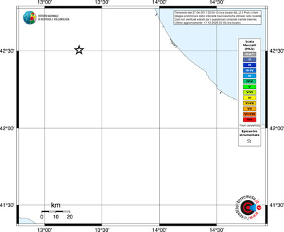 Mappa MCS - territori località