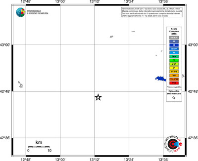 Mappa EMS - territori località