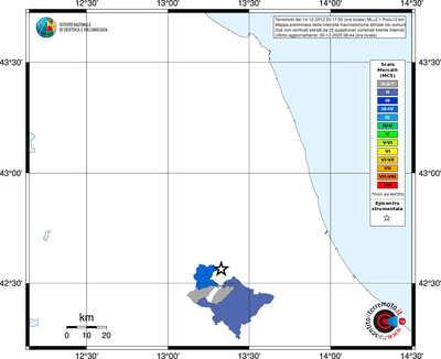 Mappa MCS - territori comuni