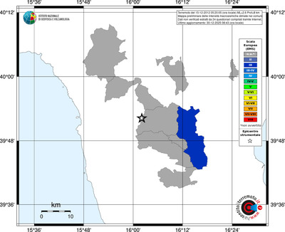 Mappa EMS - territori comuni