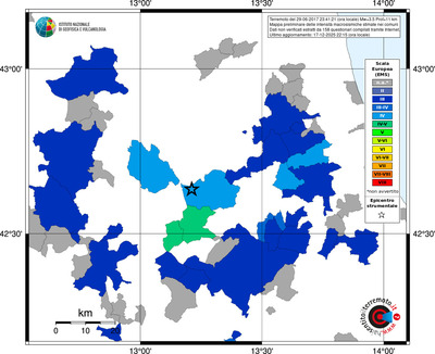 Mappa EMS - territori comuni