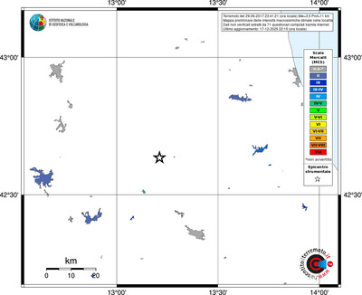 Mappa MCS - territori località
