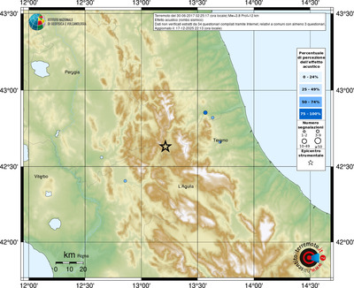 Mappa comuni con almeno 3 questionari