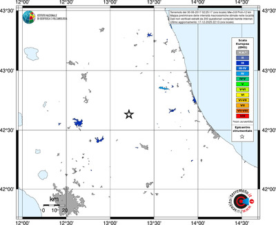 Mappa EMS - territori località