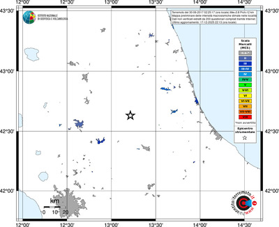 Mappa MCS - territori località