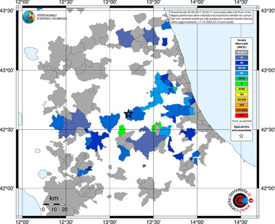 Mappa MCS - territori comuni