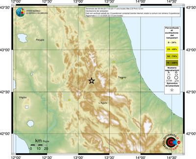 Mappa comuni con almeno 3 questionari