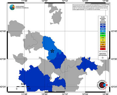 Mappa EMS - territori comuni
