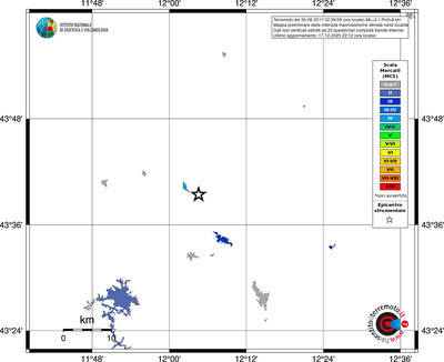 Mappa MCS - territori località