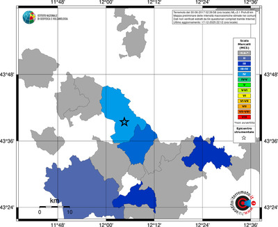 Mappa MCS - territori comuni