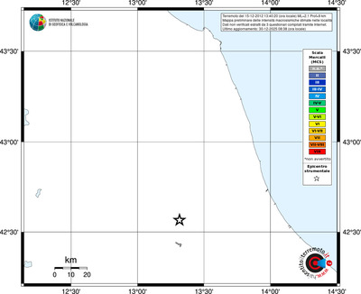 Mappa MCS - territori località