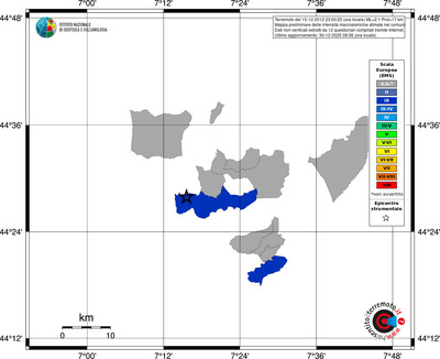 Mappa EMS - territori comuni