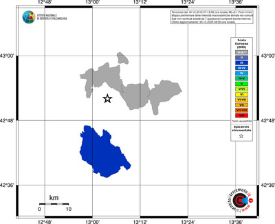 Mappa EMS - territori comuni