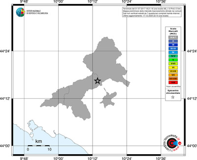 Mappa MCS - territori comuni