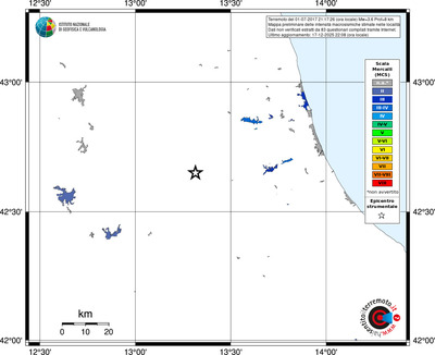 Mappa MCS - territori località