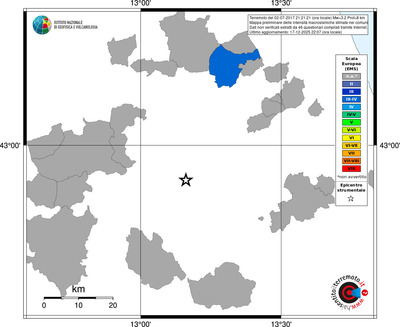 Mappa EMS - territori comuni