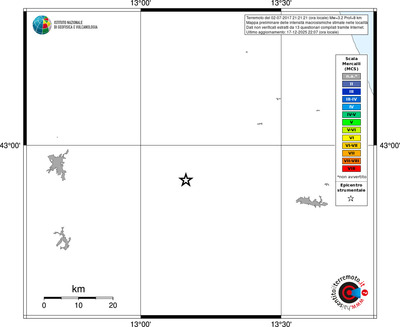 Mappa MCS - territori località