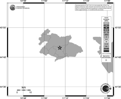 Mappa EMS - territori comuni
