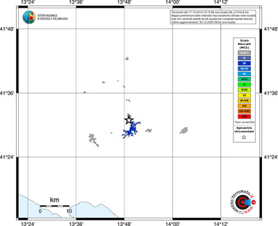Mappa MCS - territori località