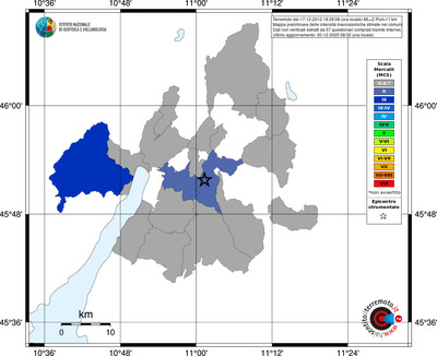 Mappa MCS - territori comuni