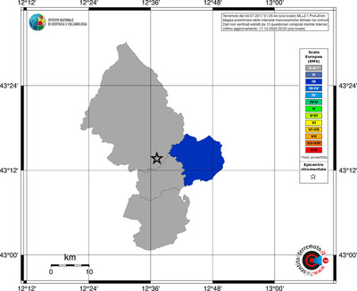 Mappa EMS - territori comuni