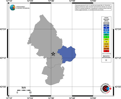 Mappa MCS - territori comuni