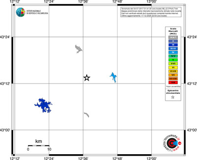 Mappa MCS - territori località