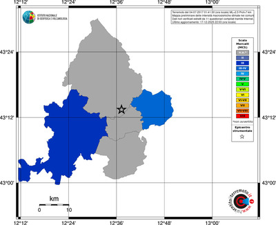 Mappa MCS - territori comuni