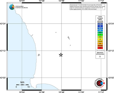Mappa EMS - territori località