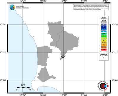 Mappa EMS - territori comuni