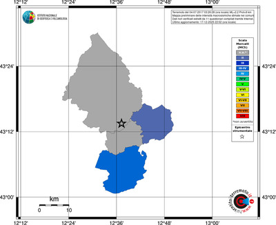 Mappa MCS - territori comuni