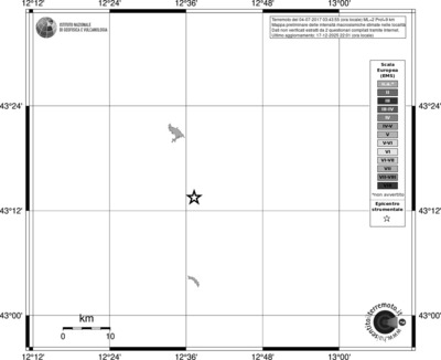 Mappa EMS - territori località