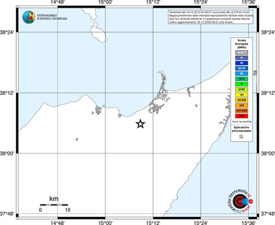 Mappa EMS - territori località