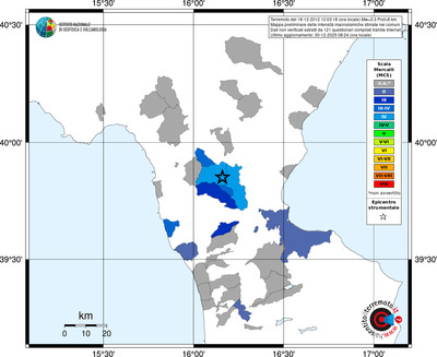 Mappa MCS - territori comuni