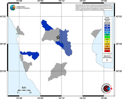 Mappa MCS - territori comuni