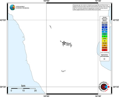 Mappa MCS - territori località
