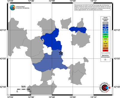 Mappa EMS - territori comuni