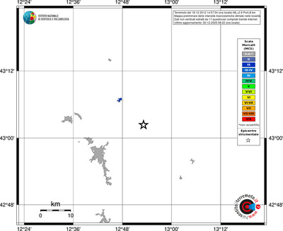 Mappa MCS - territori località
