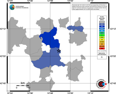 Mappa MCS - territori comuni