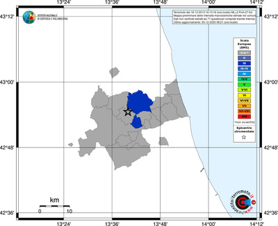 Mappa EMS - territori comuni