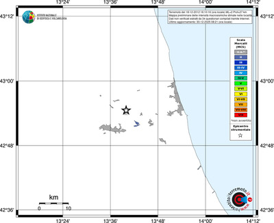 Mappa MCS - territori località