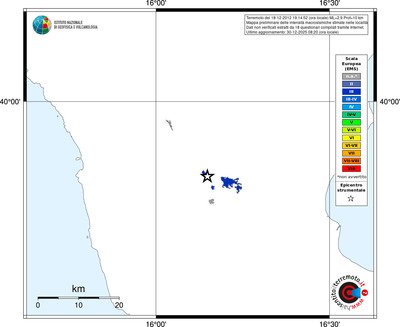 Mappa EMS - territori località