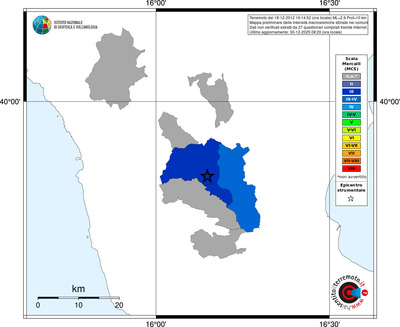 Mappa MCS - territori comuni