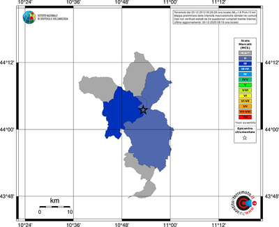 Mappa MCS - territori comuni