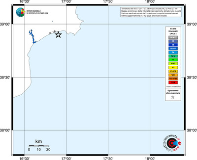 Mappa MCS - territori località